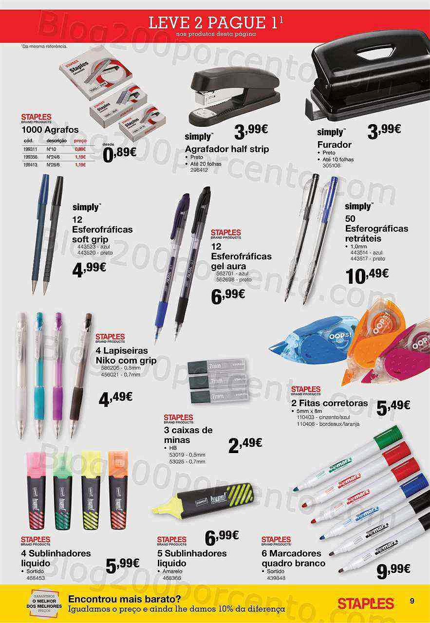 Antevisão Folheto Staples 12 a 27 outubro