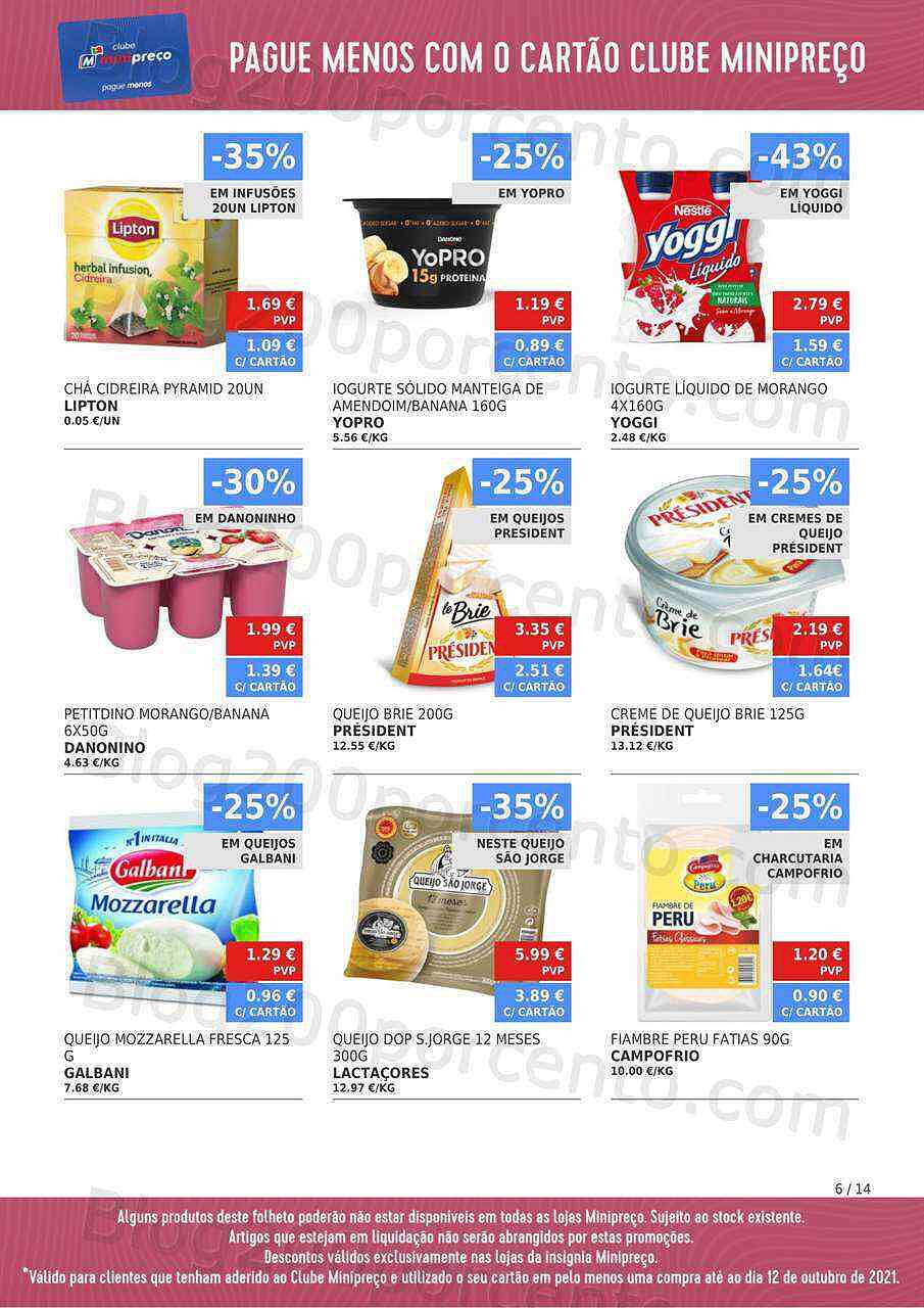Antevisão Folheto CLUBE Minipreço 14 a 20 outubro