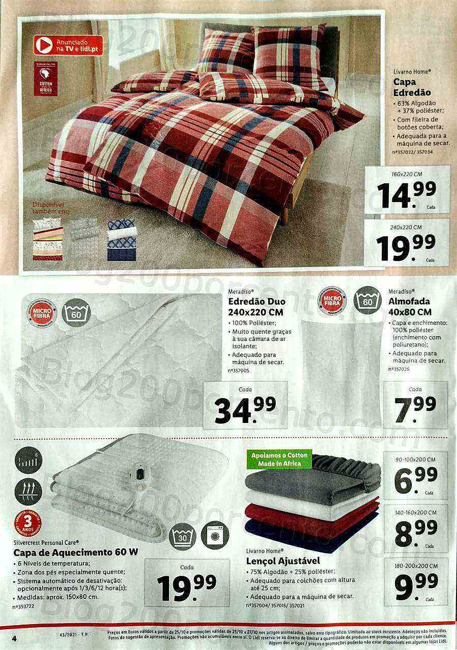 Antevisão Folheto LIDL Promoções de 25 a 31 outubro