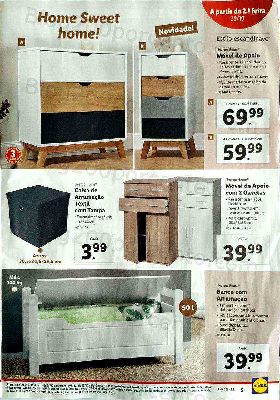 Antevisão Folheto LIDL Promoções de 25 a 31 outubro