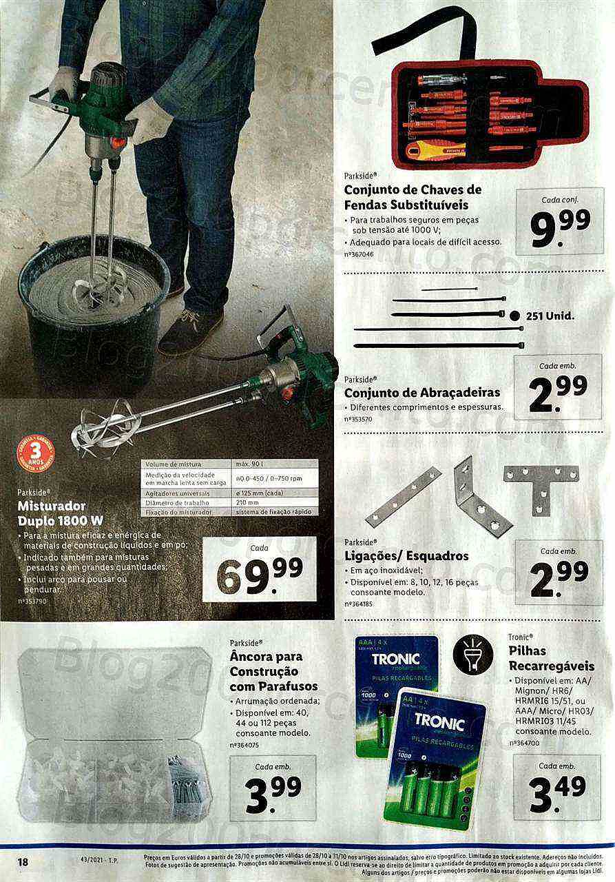 Antevisão Folheto LIDL Promoções de 25 a 31 outubro