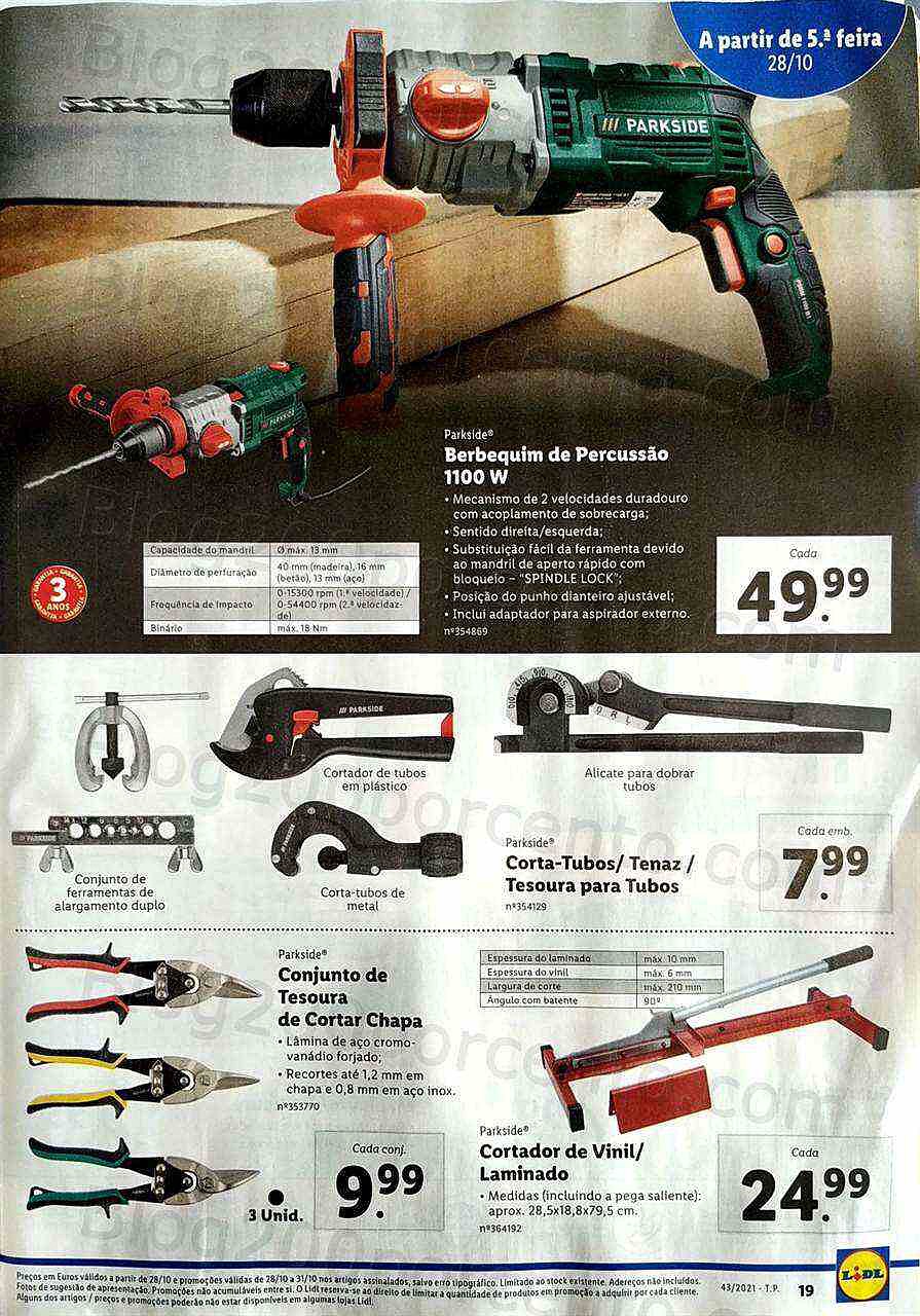 Antevisão Folheto LIDL Promoções de 25 a 31 outubro