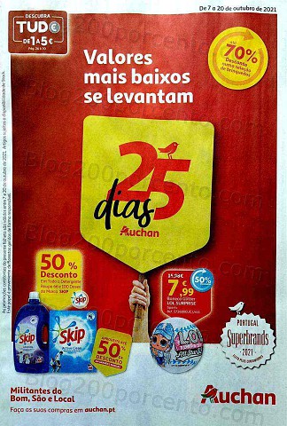 Auchan 25 dias 7 a 20 outubro