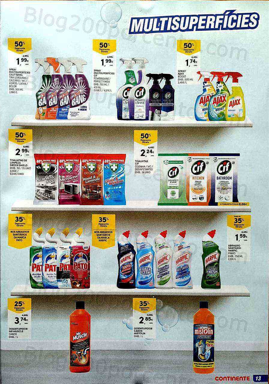 Antevisão Folheto CONTINENTE Limpeza 26 outubro a 7 novembro
