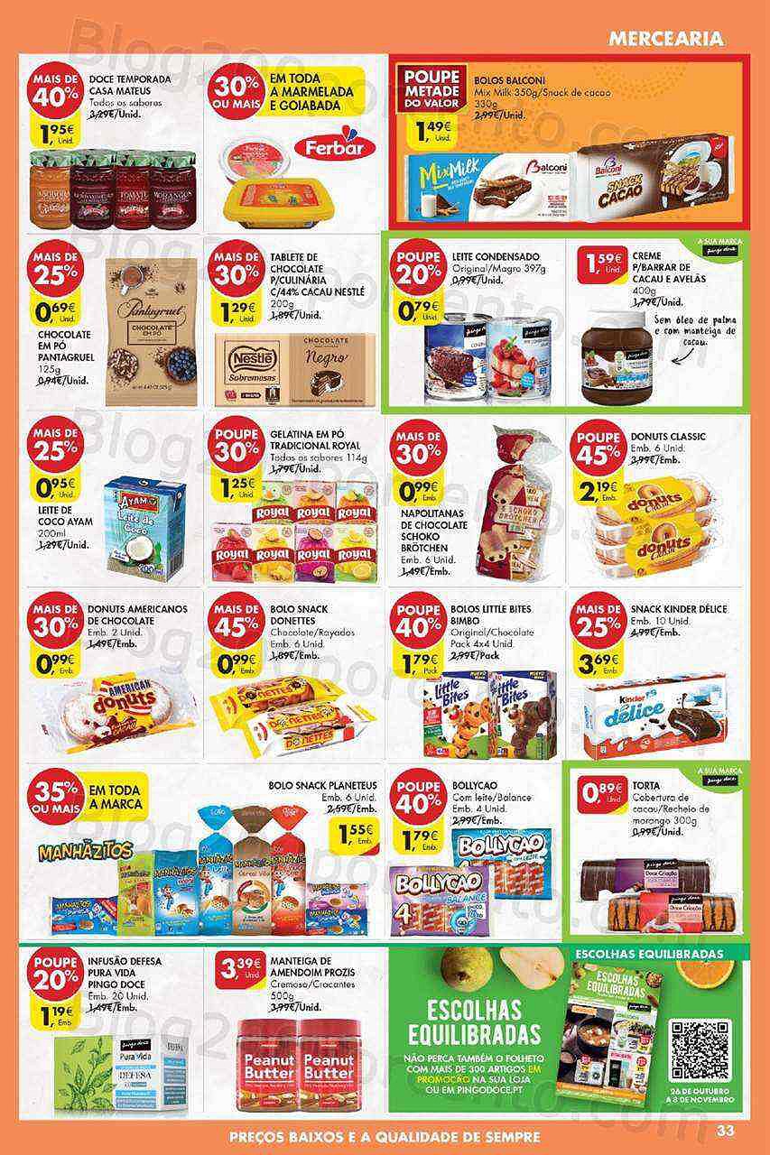Antevisão Folheto PINGO DOCE Promoções de 2 a 8 novembro