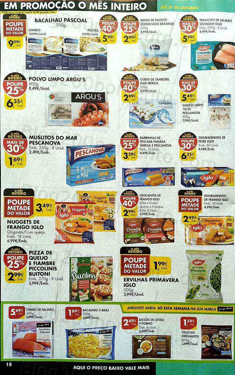Antevisão Folheto PINGO DOCE Promoções de 5 a 11 outubro