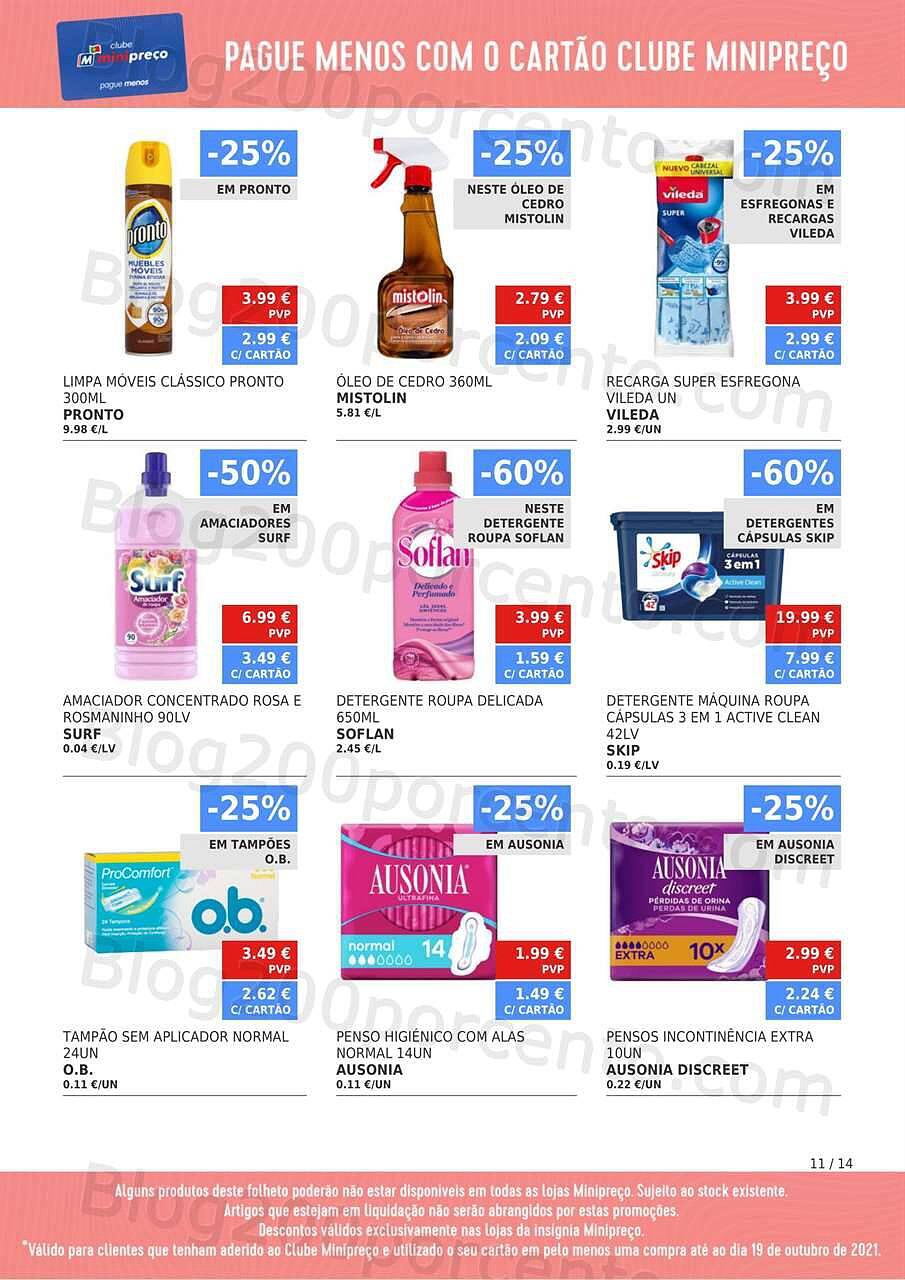 Clube Minipreço 21 a 27 outubro