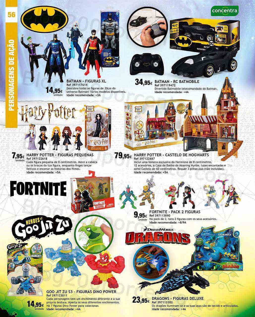 Antevisão folheto brinquedos natal