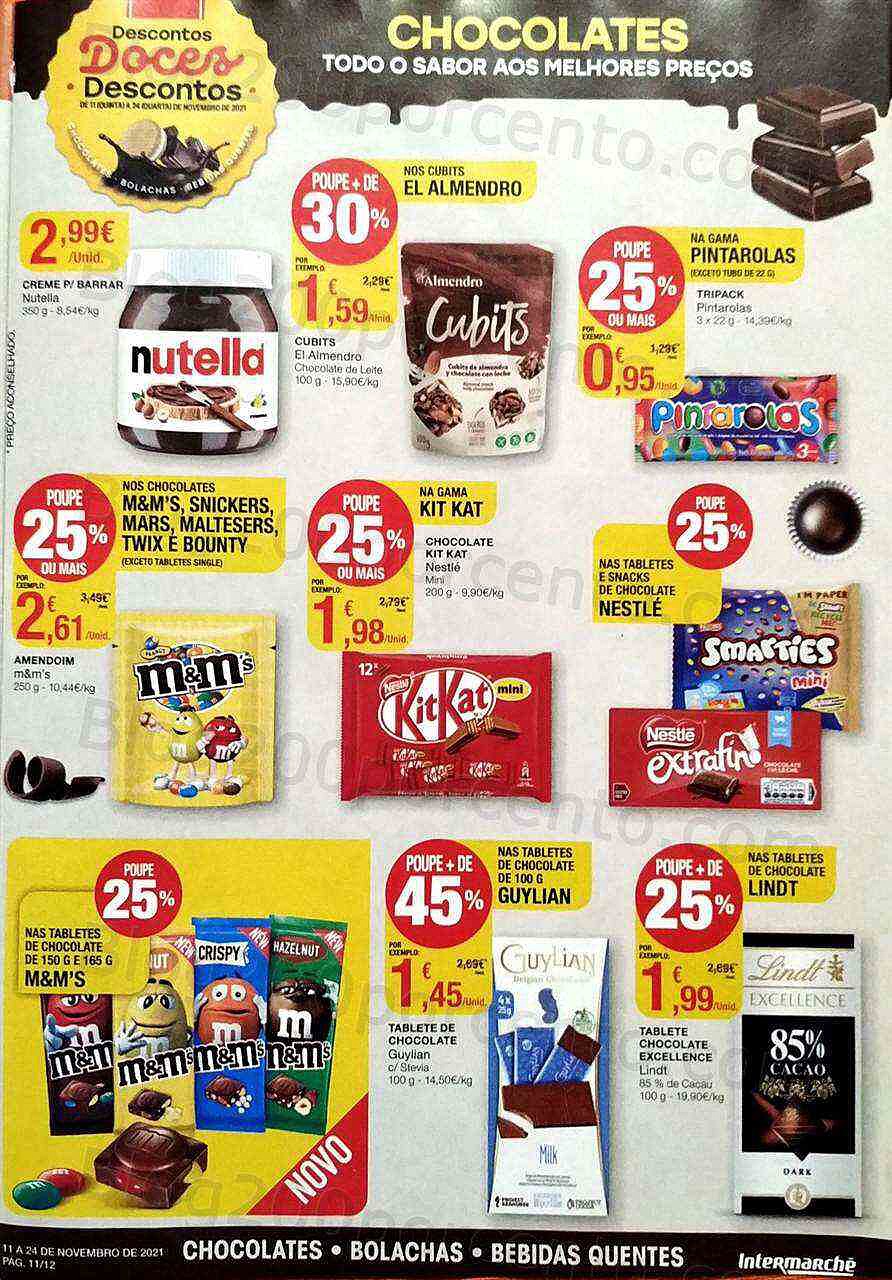 intermarché chocolates 11 a 24 novembro