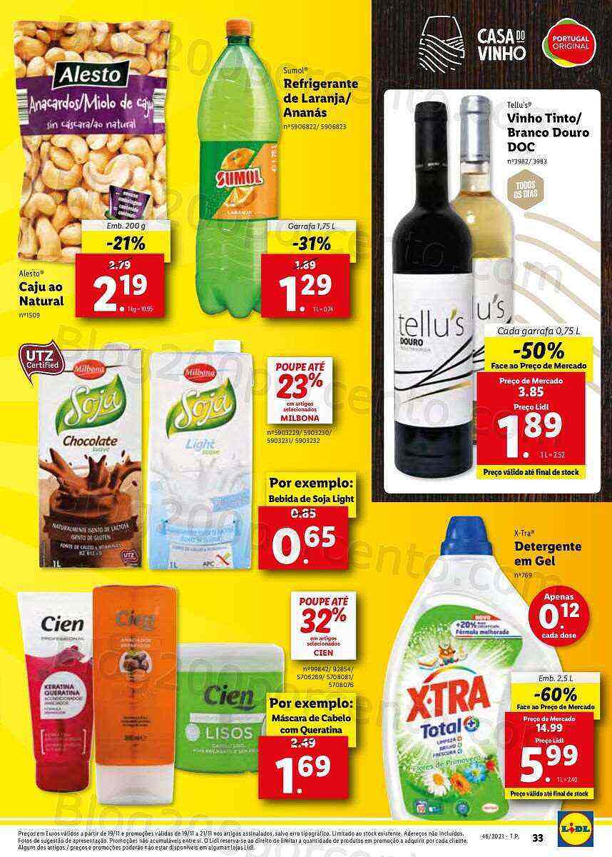 Antevisão Folheto LIDL Promoções de 15 a 21 novembro