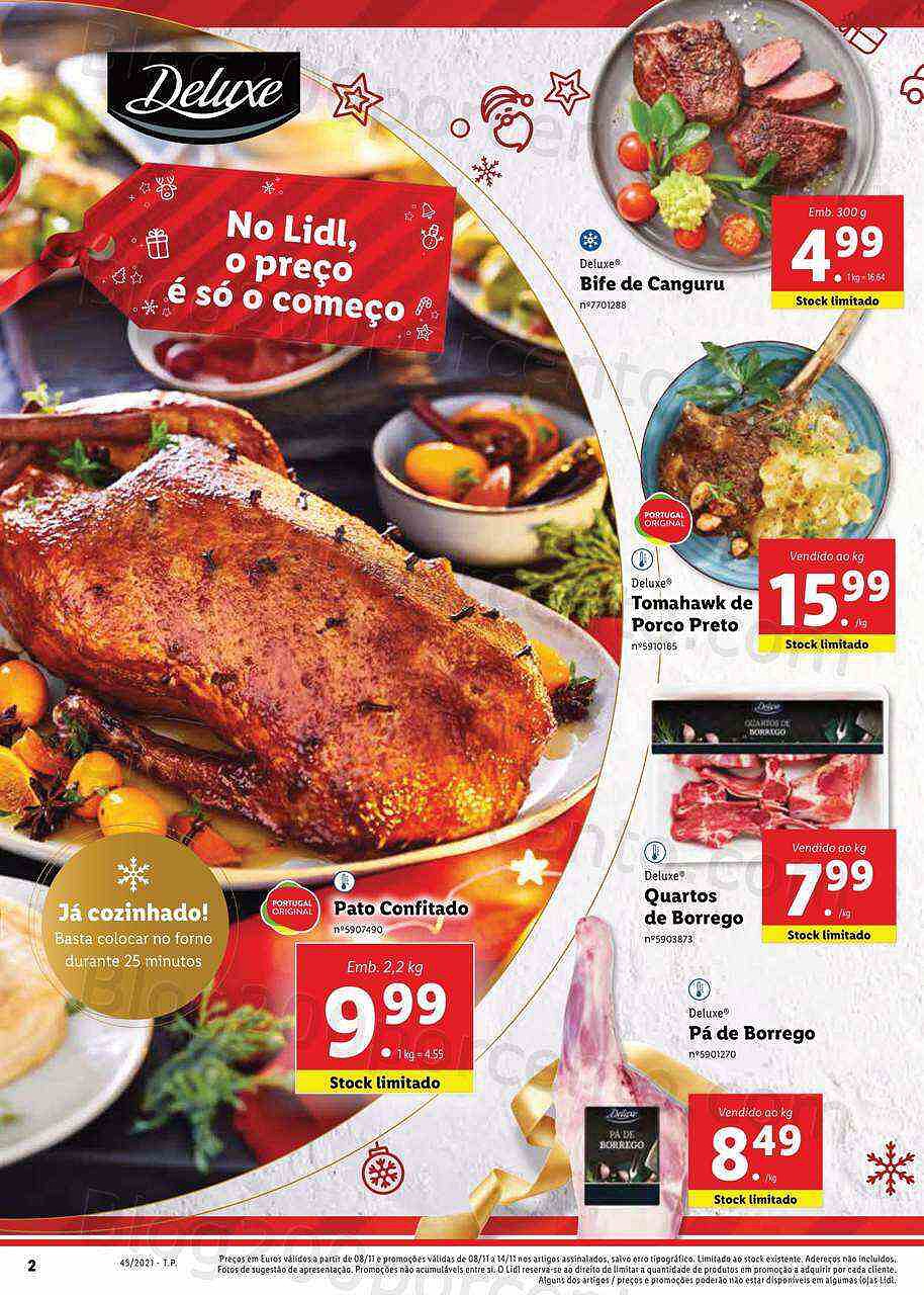 Antevisão Folheto LIDL Promoções de 8 a 14 novembro digital