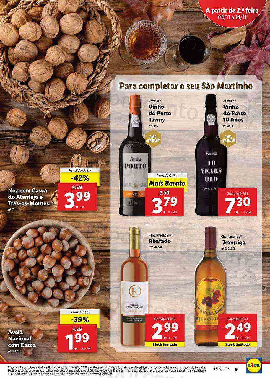 Antevisão Folheto LIDL Promoções de 8 a 14 novembro digital