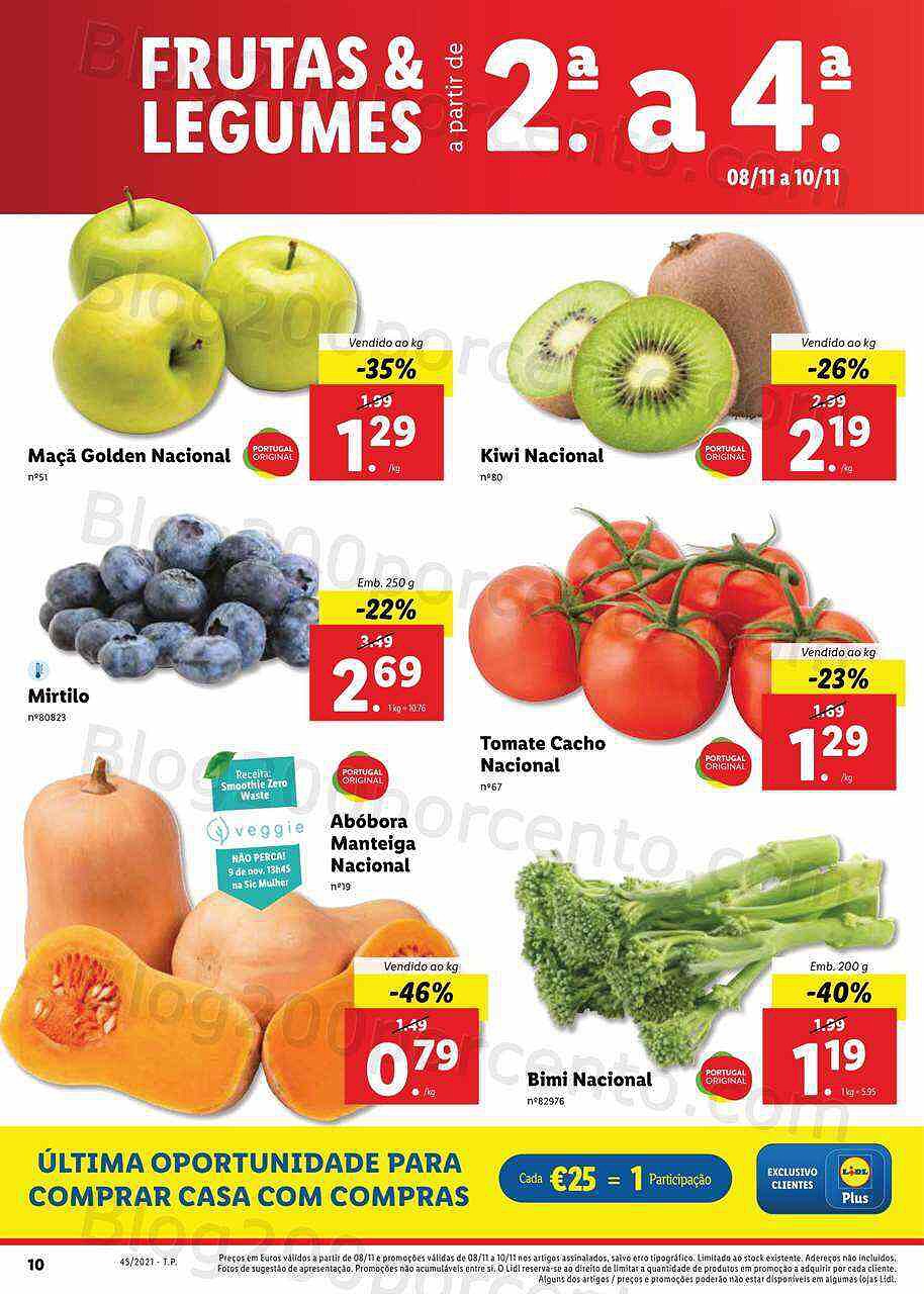 Antevisão Folheto LIDL Promoções de 8 a 14 novembro digital