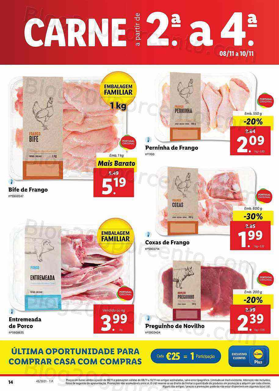 Antevisão Folheto LIDL Promoções de 8 a 14 novembro digital