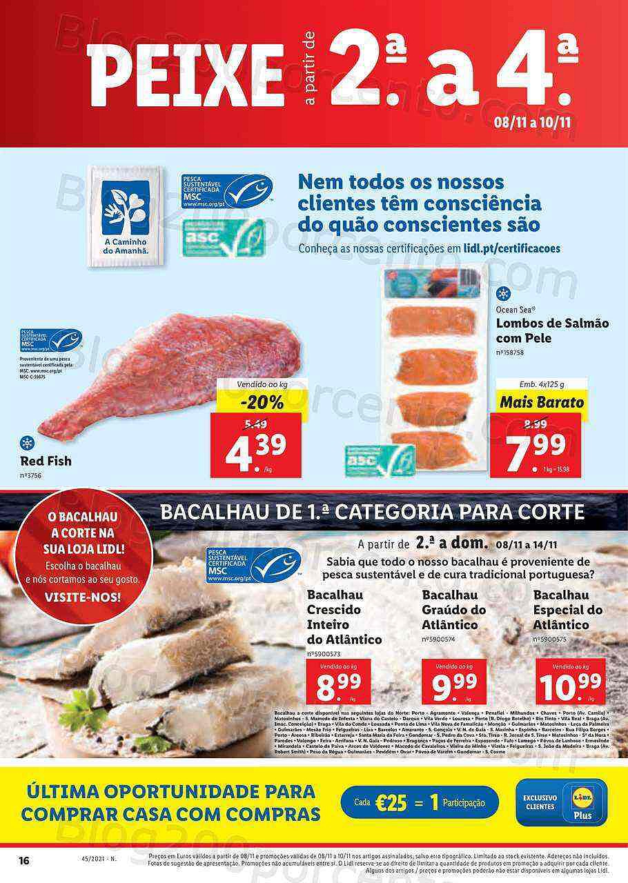 Antevisão Folheto LIDL Promoções de 8 a 14 novembro digital