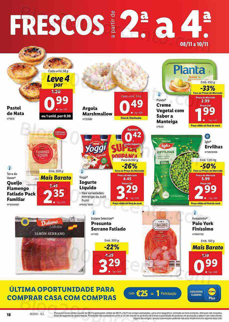 Antevisão Folheto LIDL Promoções de 8 a 14 novembro digital
