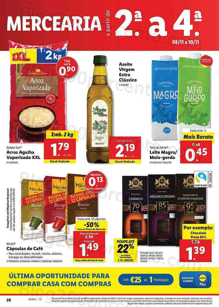 Antevisão Folheto LIDL Promoções de 8 a 14 novembro digital