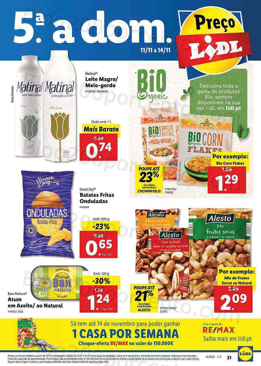 Antevisão Folheto LIDL Promoções de 8 a 14 novembro digital