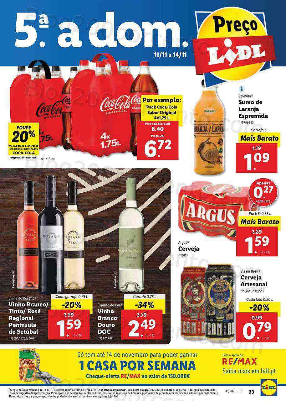 Antevisão Folheto LIDL Promoções de 8 a 14 novembro digital