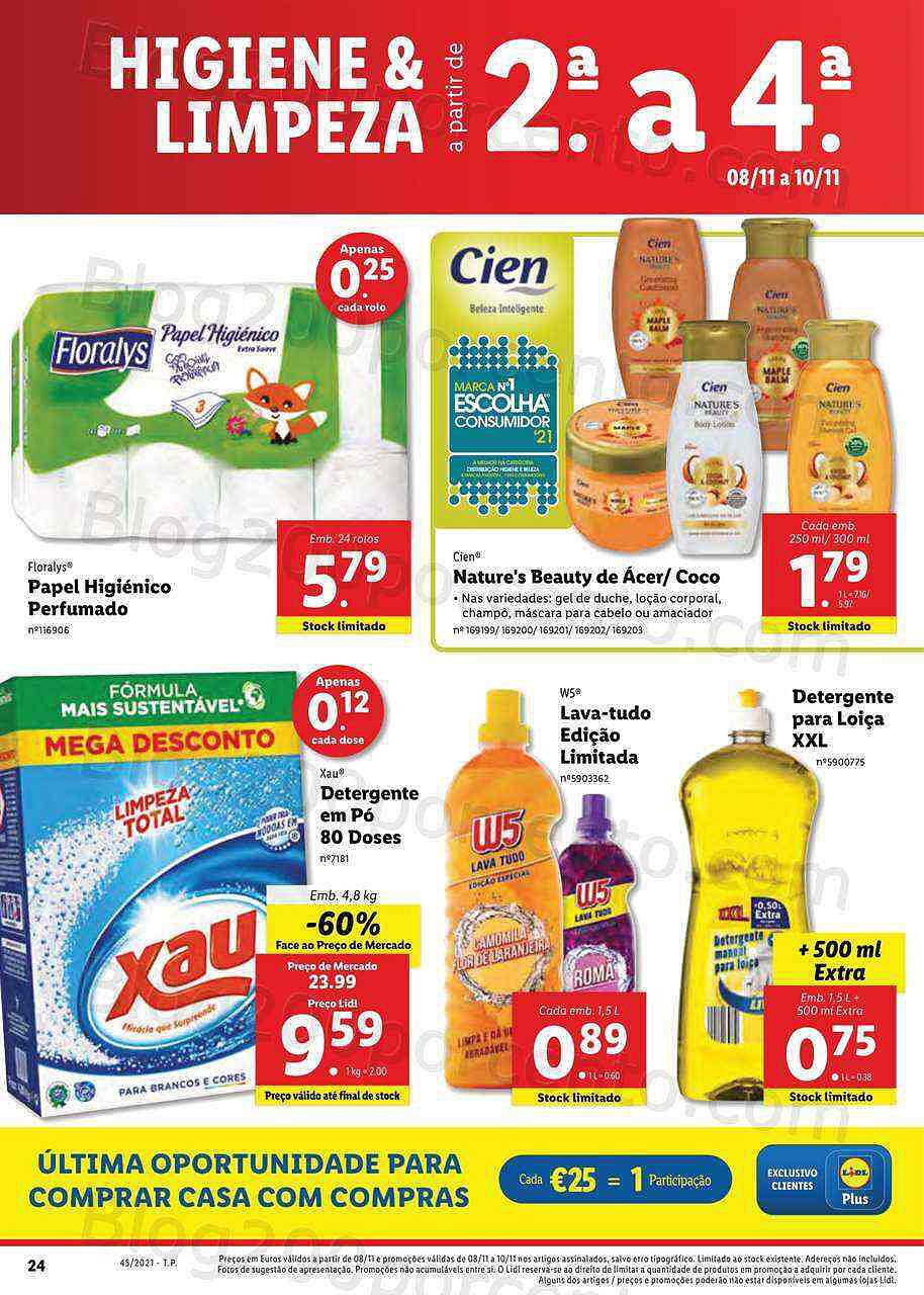 Antevisão Folheto LIDL Promoções de 8 a 14 novembro digital