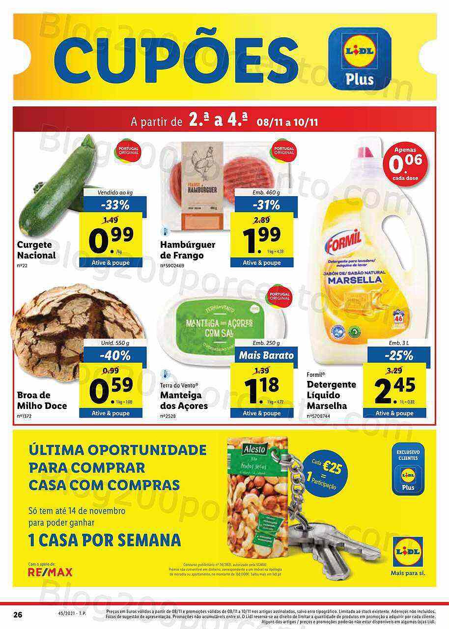 Antevisão Folheto LIDL Promoções de 8 a 14 novembro digital