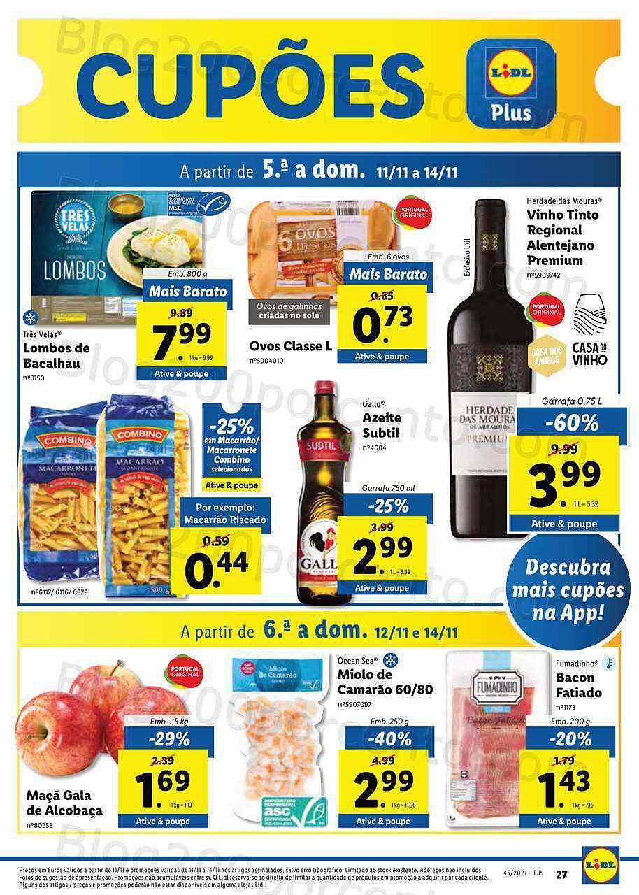 Antevisão Folheto LIDL Promoções de 8 a 14 novembro digital