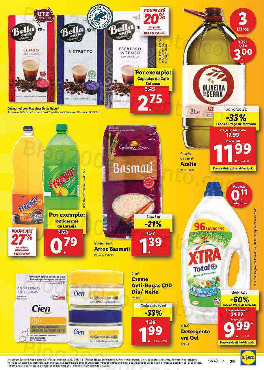 Antevisão Folheto LIDL Promoções de 8 a 14 novembro digital