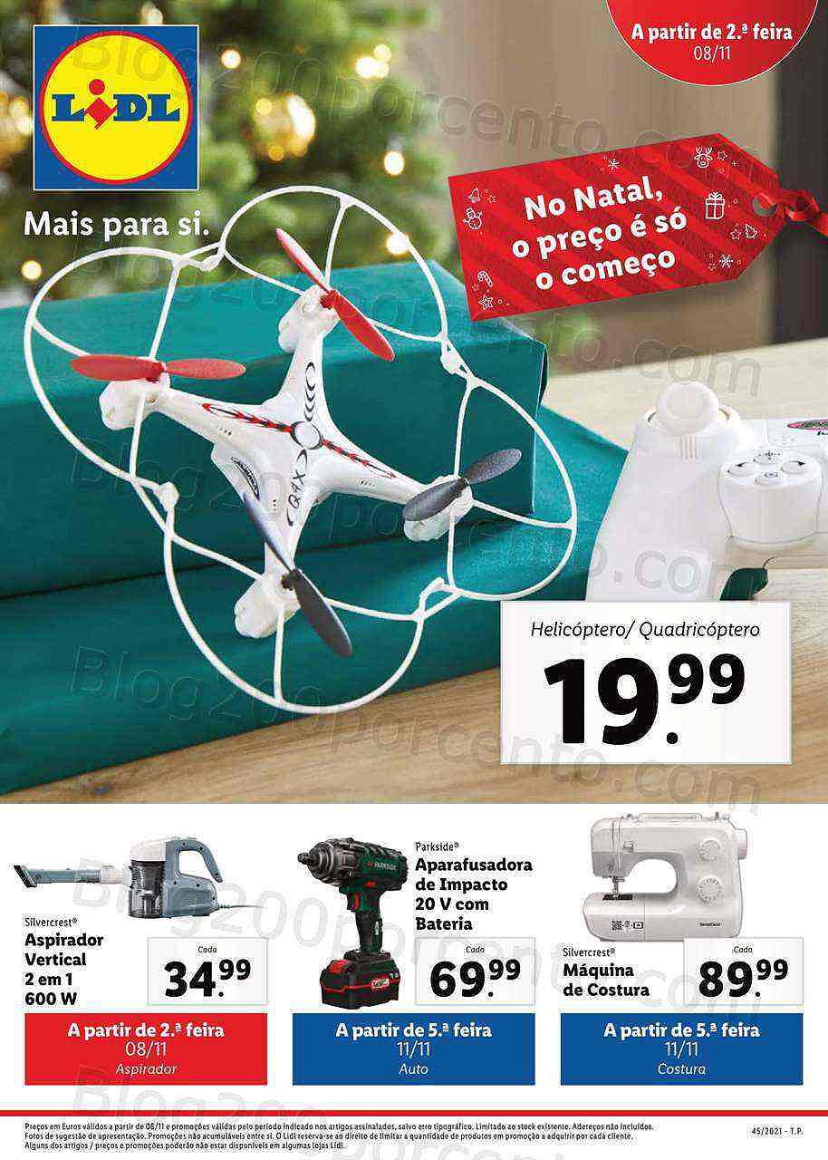 Antevisão Folheto LIDL Promoções de 8 a 14 novembro digital