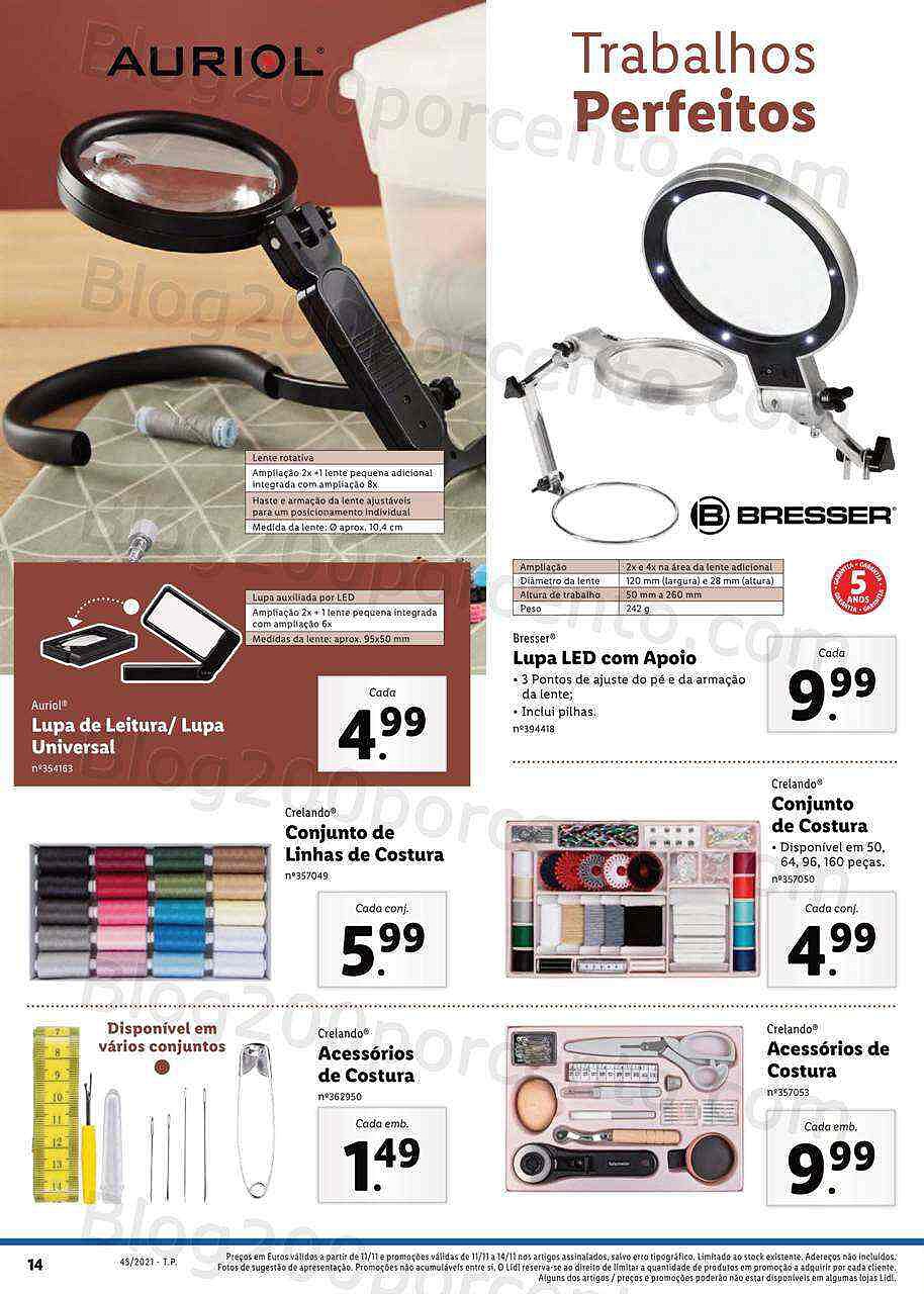 Antevisão Folheto LIDL Promoções de 8 a 14 novembro digital