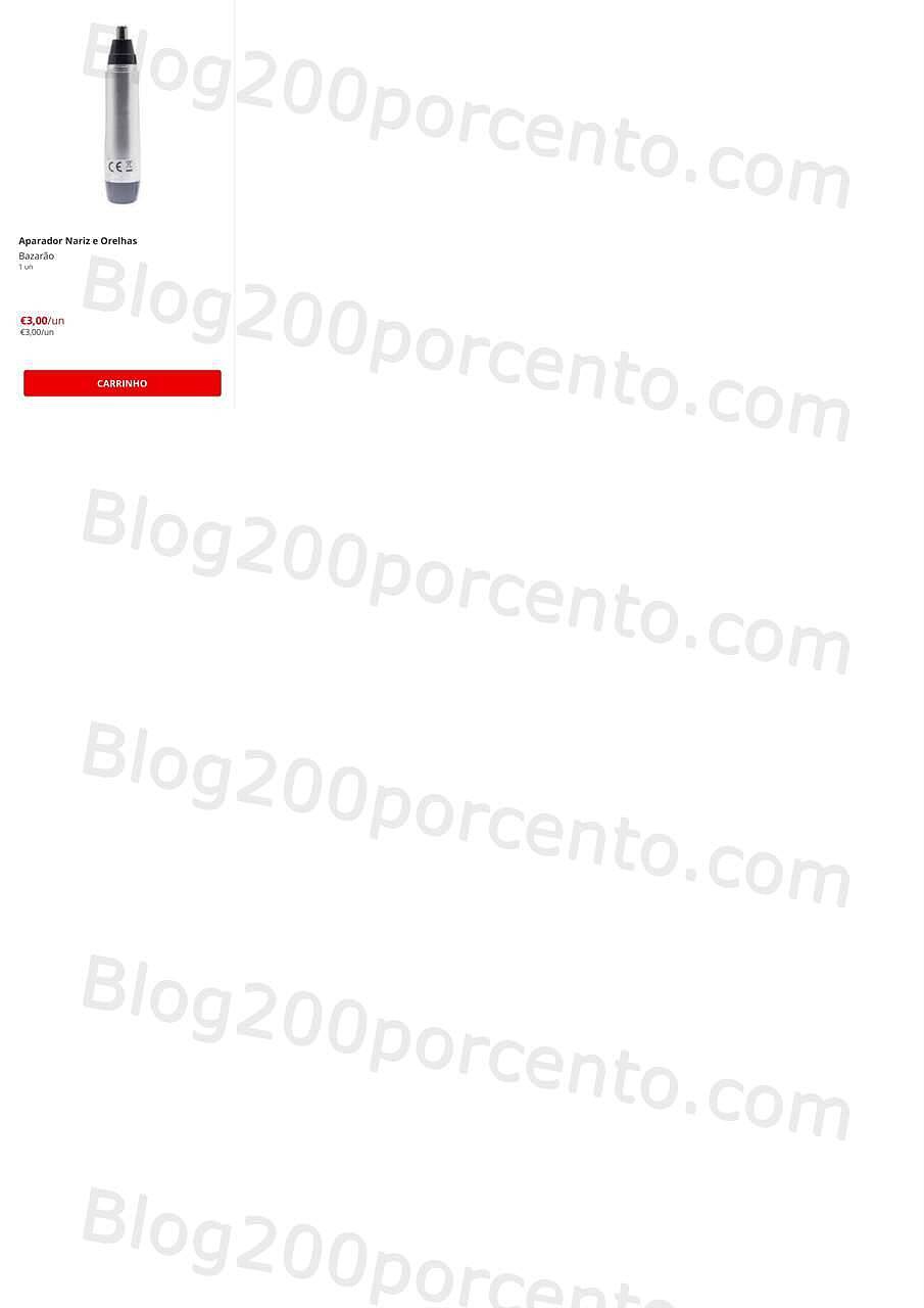 Antevisão Folheto Continente Bazarão