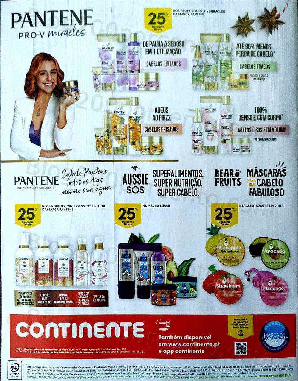 Antevisão Folheto CONTINENTE Beleza Natal 9 novembro a 12 dezembro
