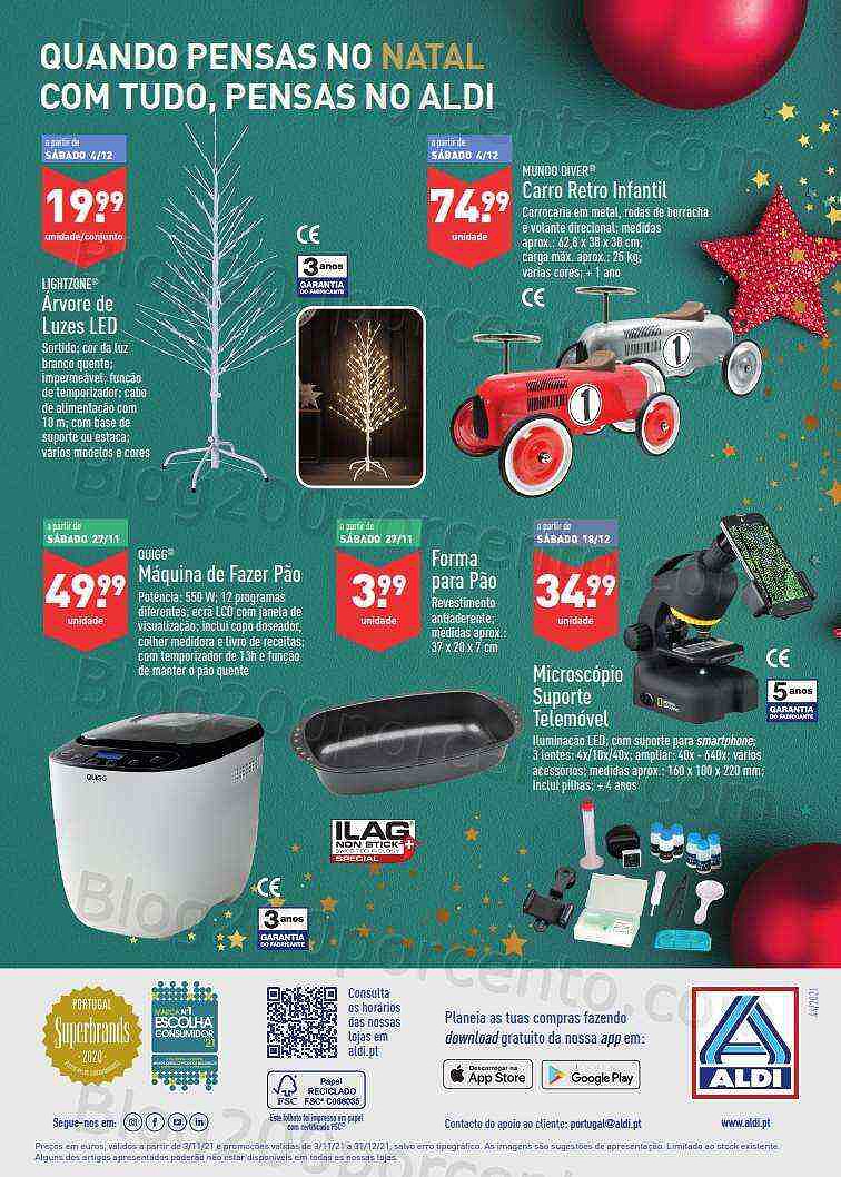 Aldi Antevisão Folheto Natal