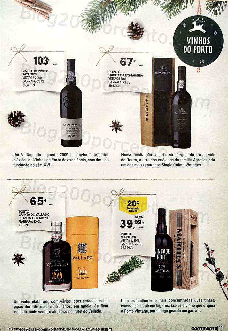Antevisão Folheto Natal Continente garrafeira