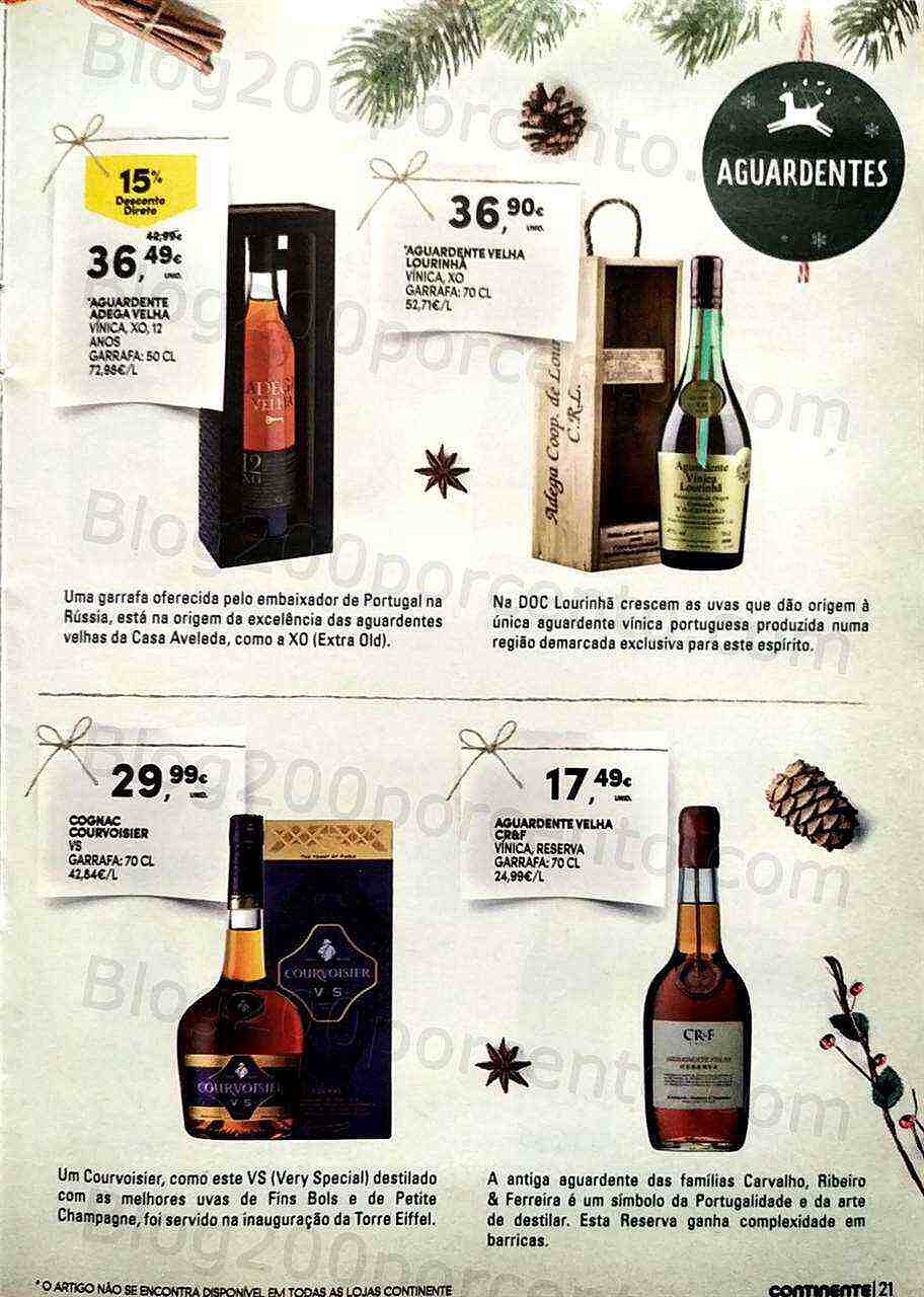 Antevisão Folheto Natal Continente garrafeira