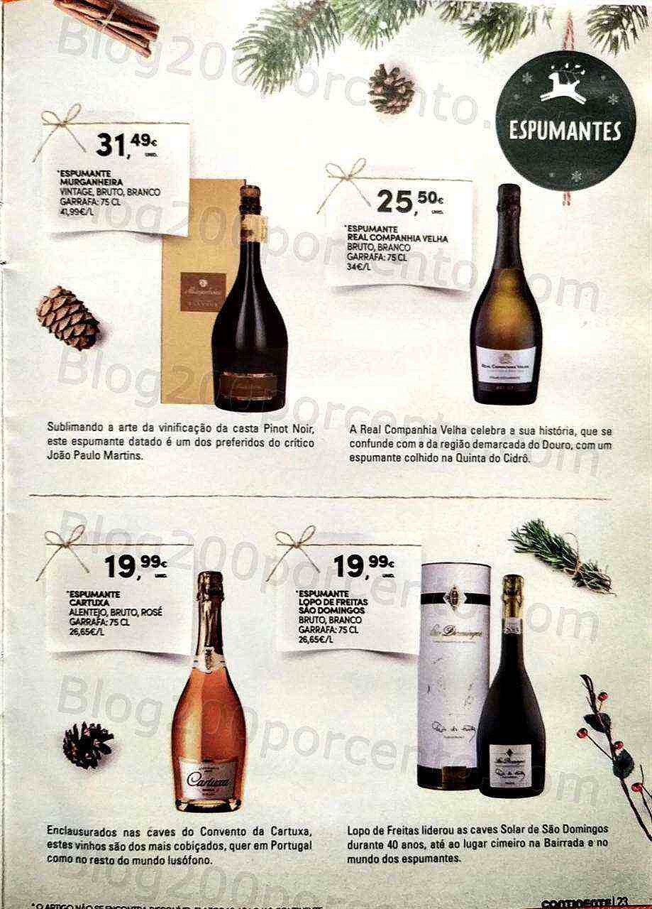 Antevisão Folheto Natal Continente garrafeira