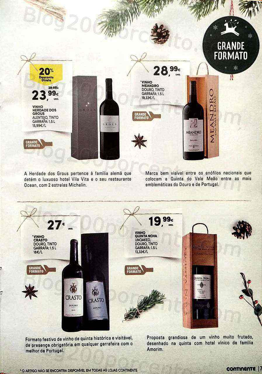Antevisão Folheto Natal Continente garrafeira