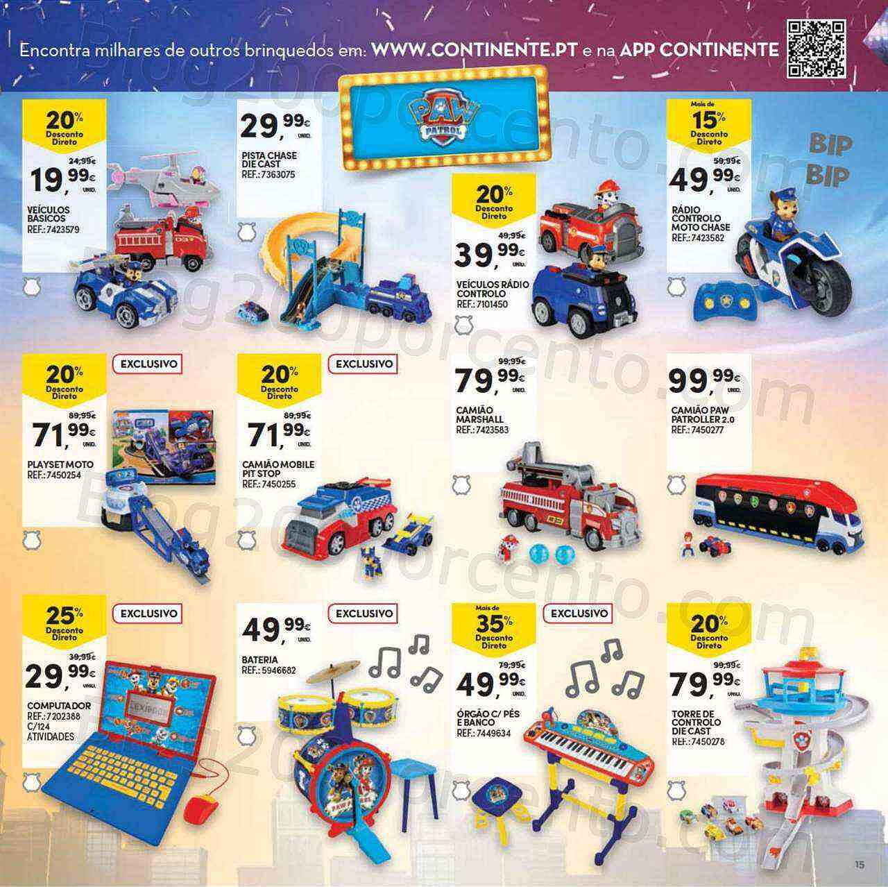 Antevisão Folheto CONTINENTE Brinquedos Natal Promoções de 9 novembro a 12 dezembro