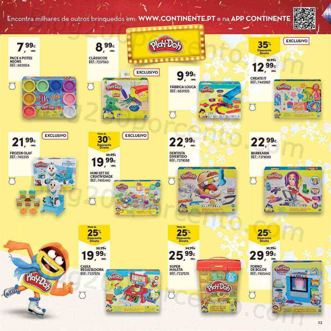 Antevisão Folheto CONTINENTE Brinquedos Natal Promoções de 9 novembro a 12 dezembro