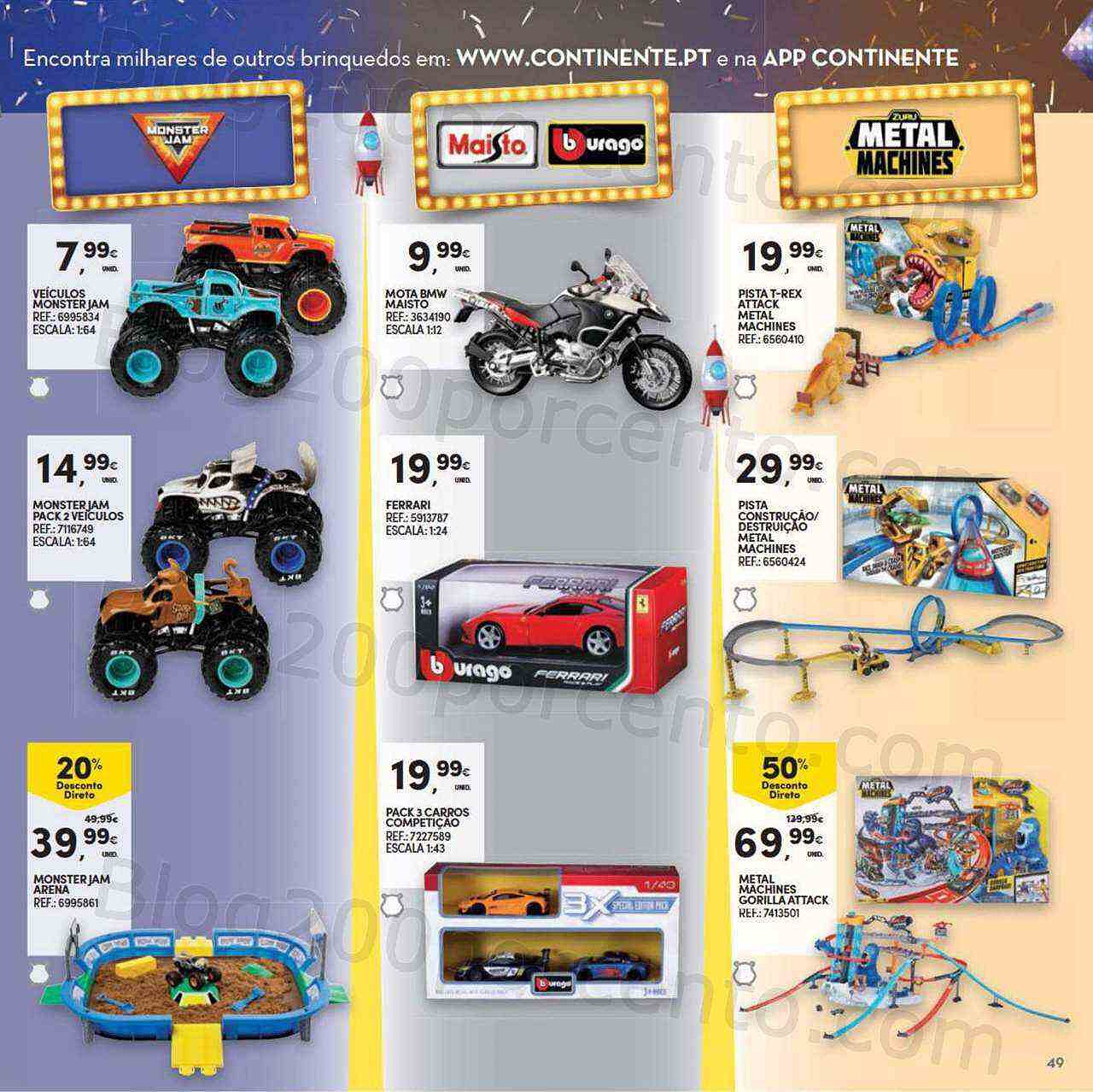 Antevisão Folheto CONTINENTE Brinquedos Natal Promoções de 9 novembro a 12 dezembro