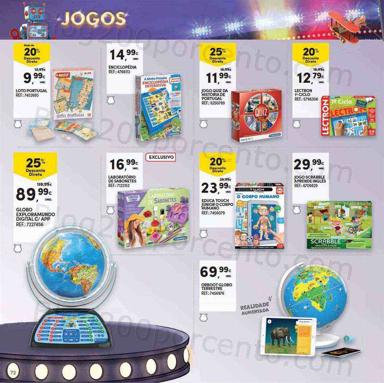 Antevisão Folheto CONTINENTE Brinquedos Natal Promoções de 9 novembro a 12 dezembro