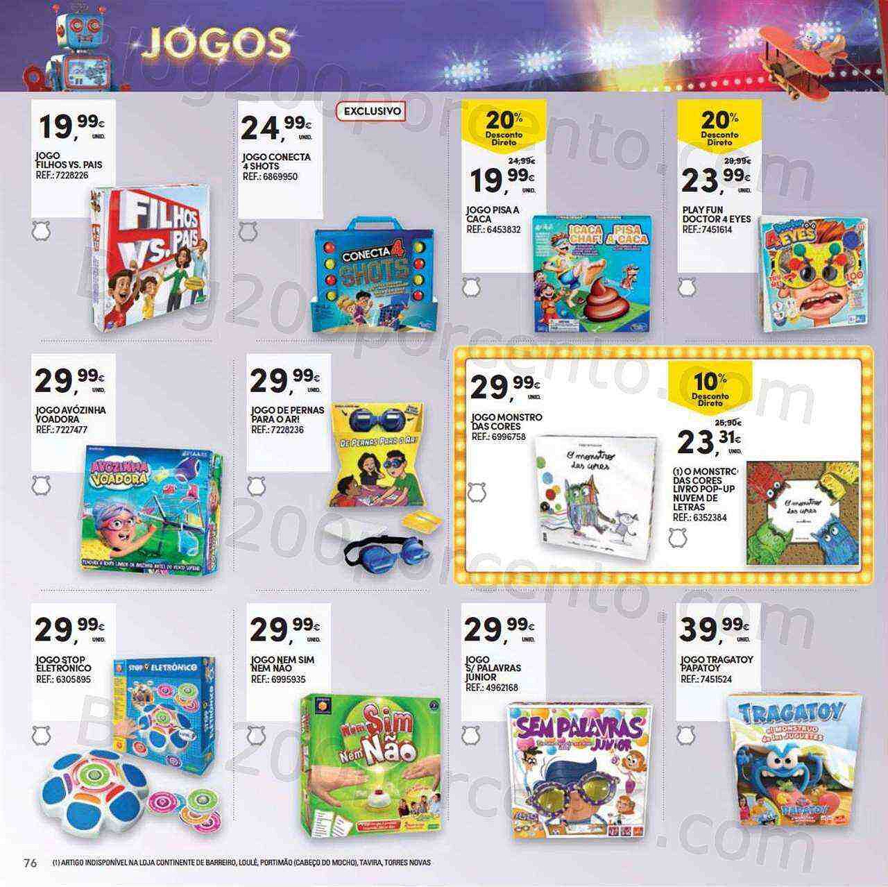 Antevisão Folheto CONTINENTE Brinquedos Natal Promoções de 9 novembro a 12 dezembro