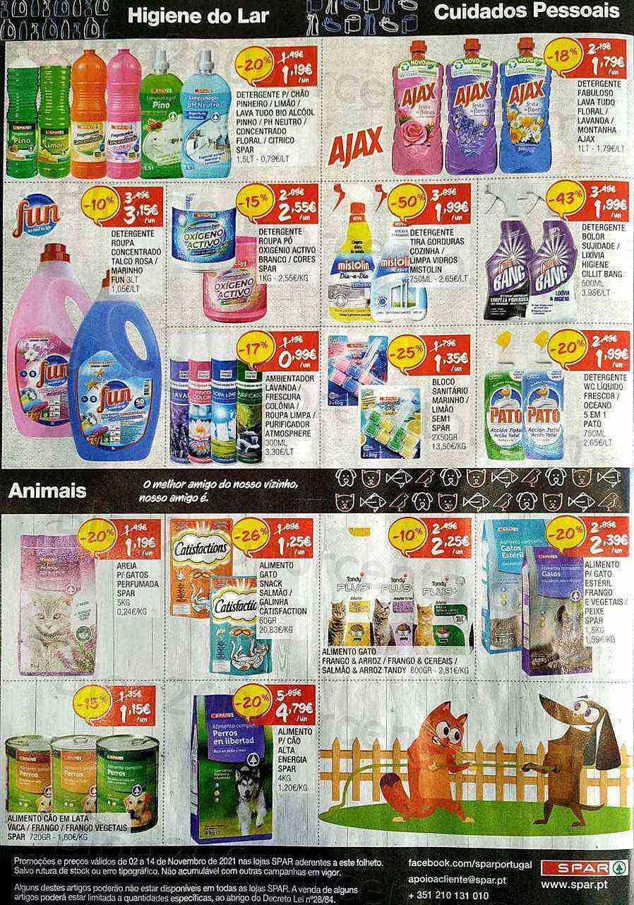 Antevisão Folheto SPAR até 14 novembro