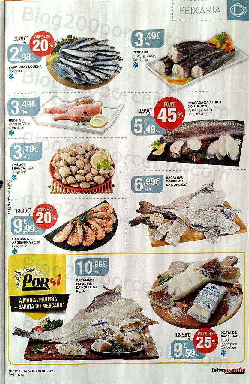 Antevisão Folheto INTERMARCHÉ Promoções de 18 a 24 novembro