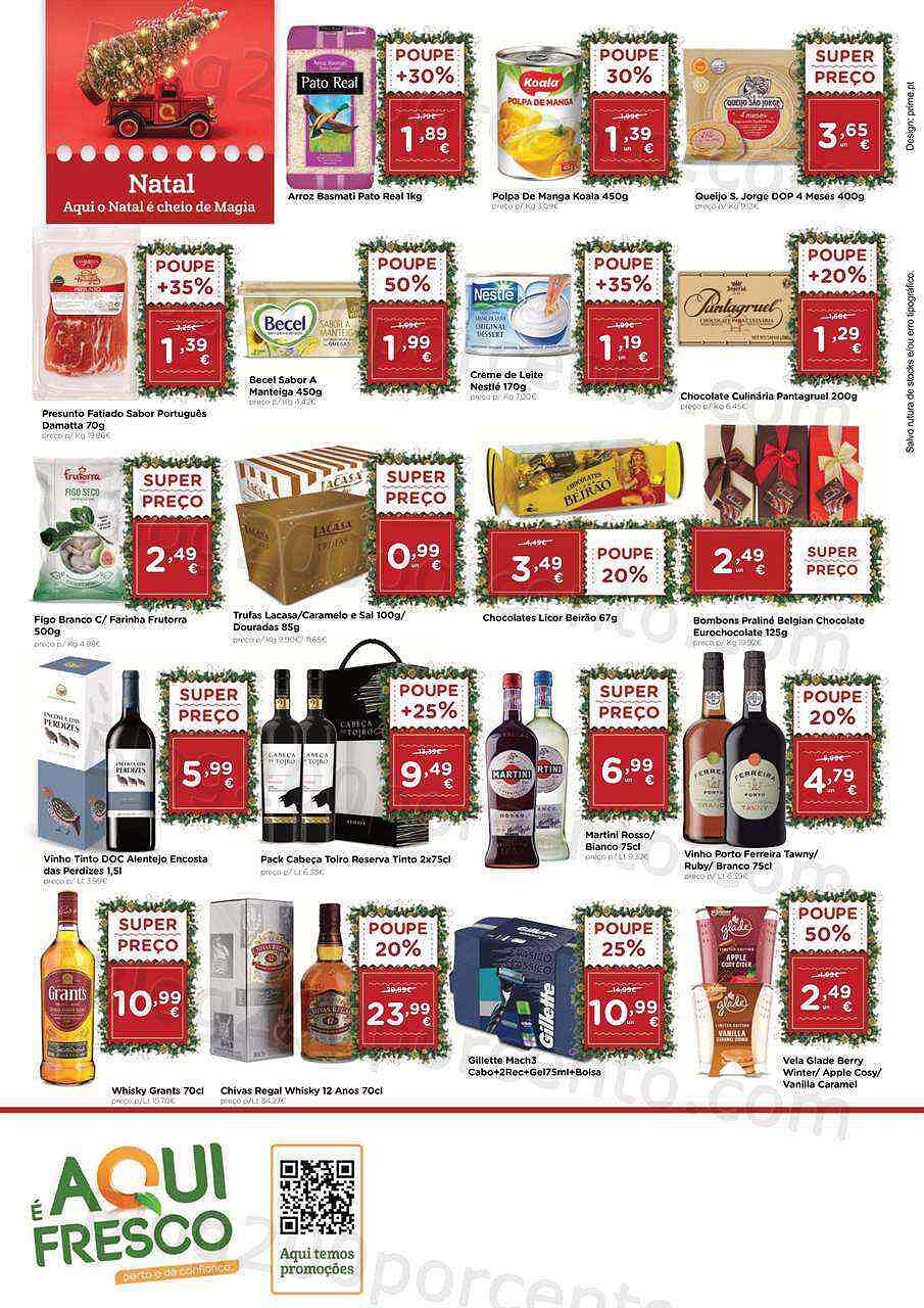 Folheto Natal Aqui É FRESCO