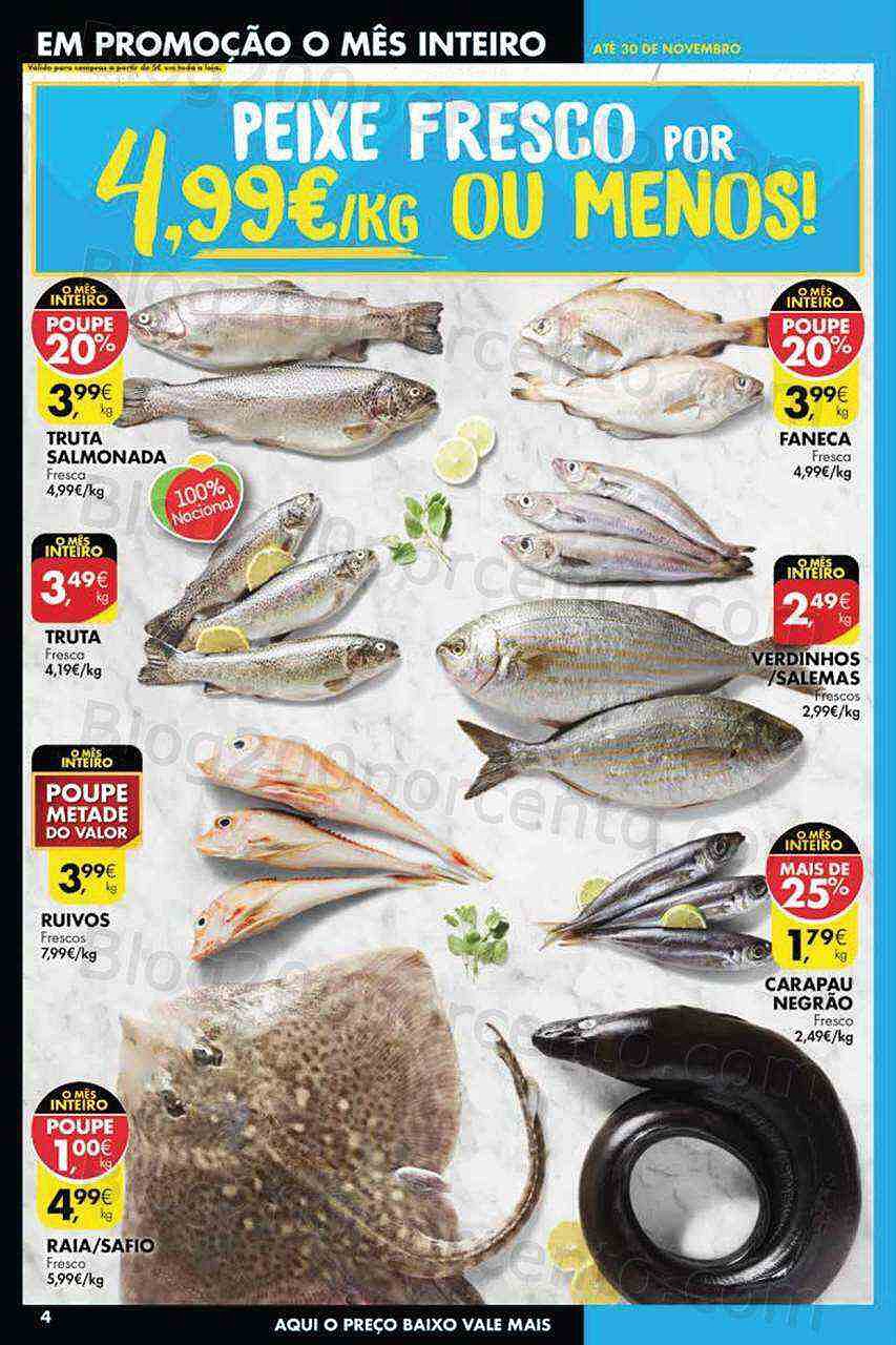 Pingo Doce 16 a 22 novembro lojas pequenas