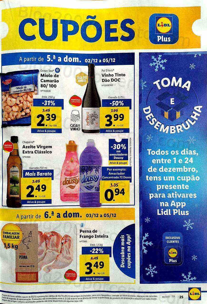 Lidl 29 novembro a 5 dezembro