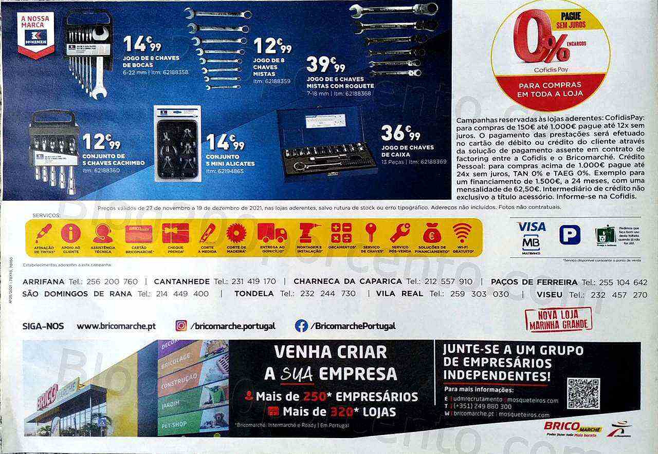 Antevisão Folheto BRICOMARCHÉ Ferrementas