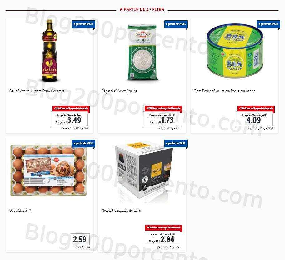 Lidl 29 novembro a 5 dezembro