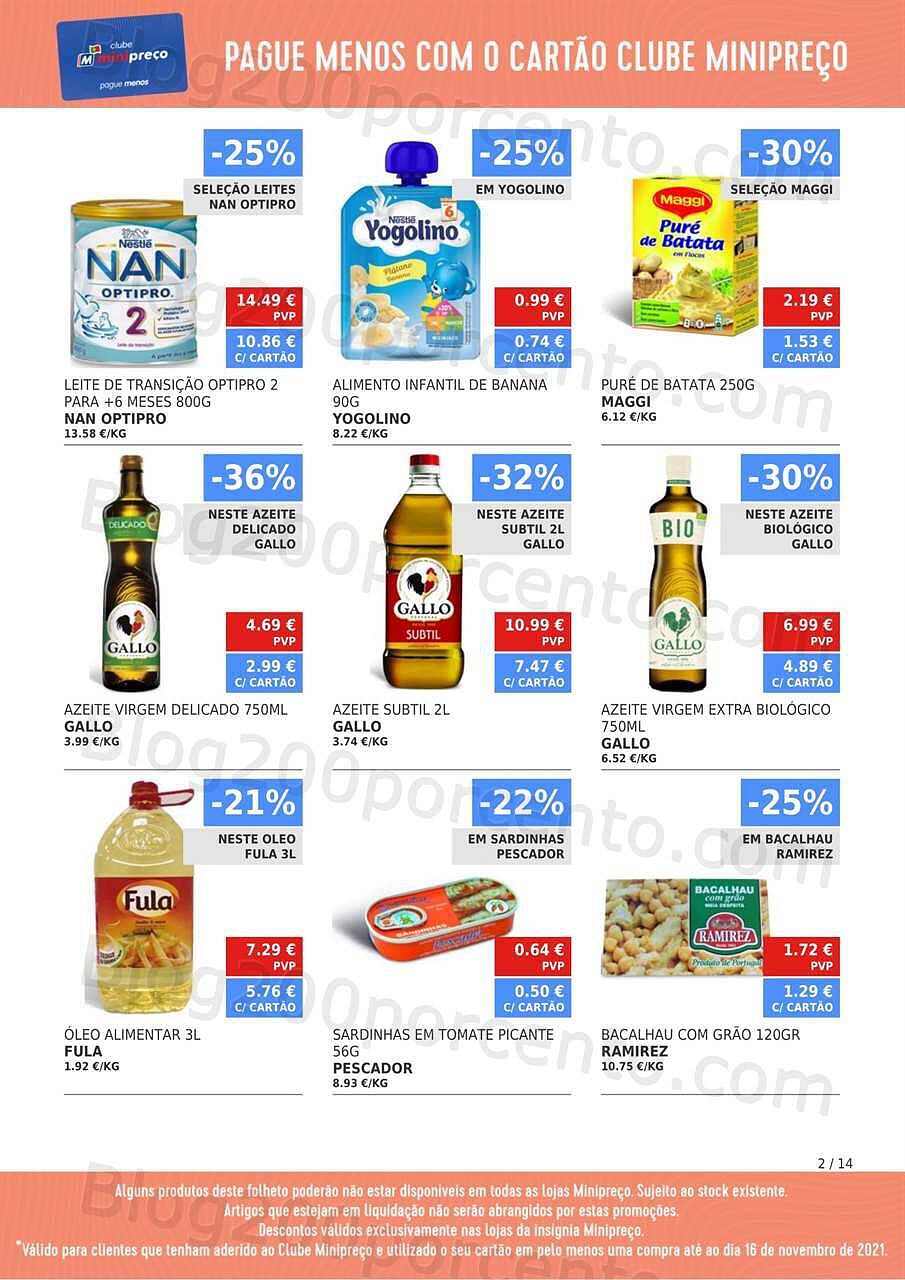 Antevisão Clube MINIPREÇO 22 a 28 novembro