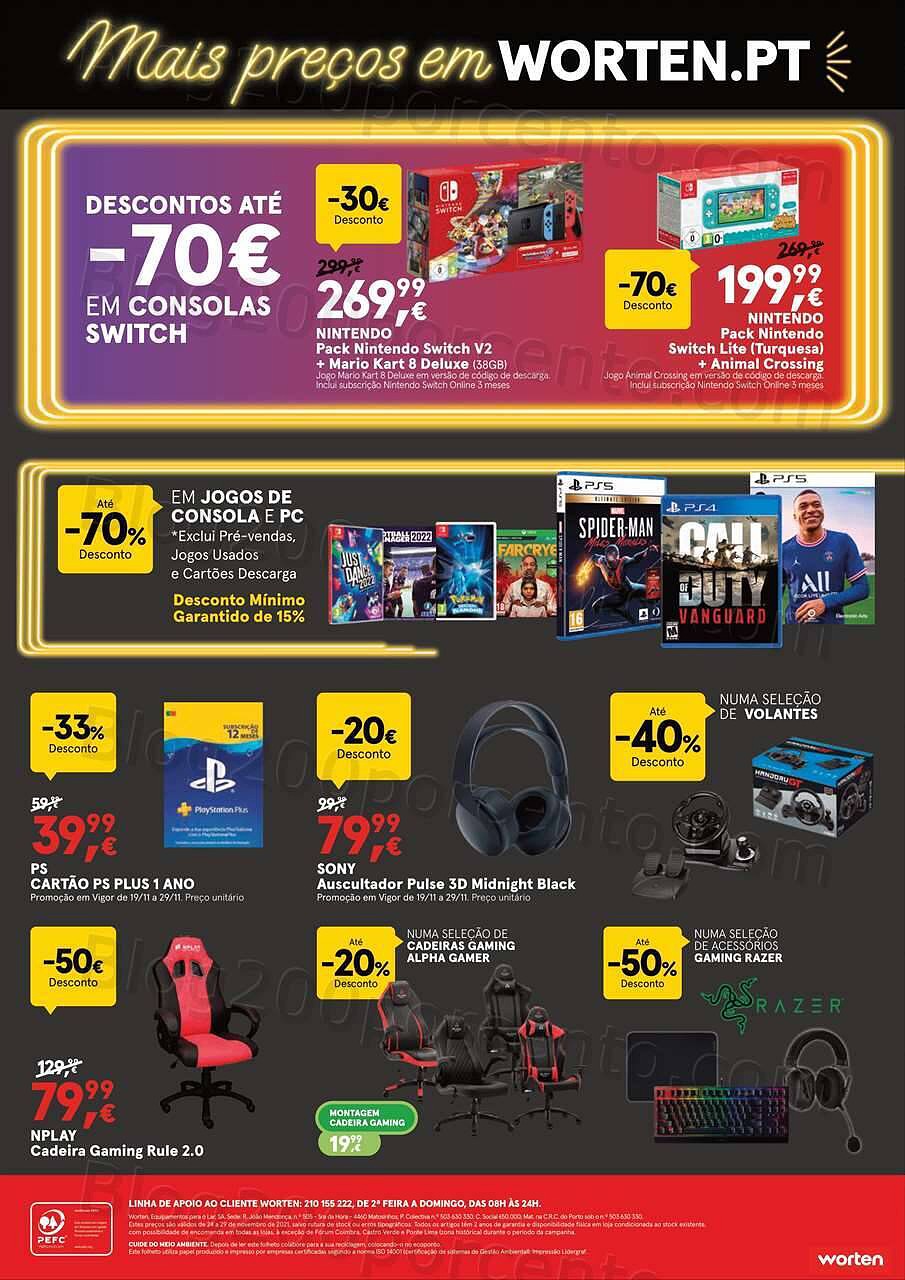 Worten Black Friday 24 a 29 novembro